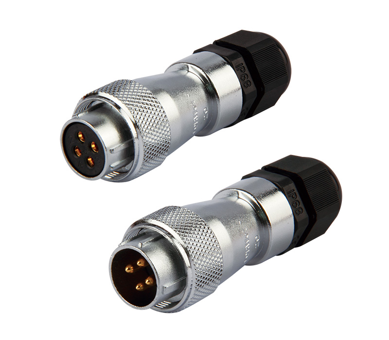 NF24 Straight fixed type waterproof plug TB